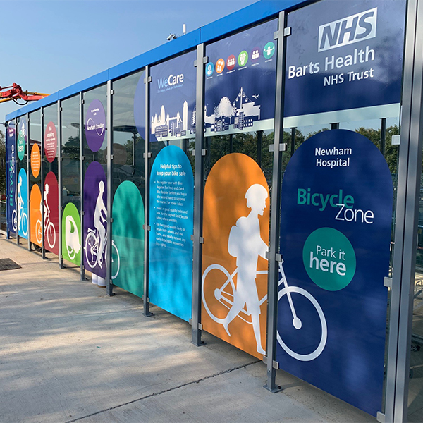 Cycle hub fietsoverkapping fietsenrekken fietsenstalling 